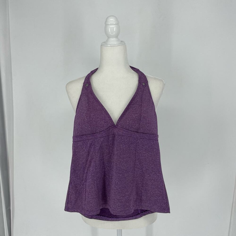 Athleta Purple Halter Swim Top Size Medium - Picture 3 of 7